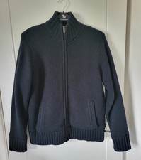 Mens navy fleece lined jacket