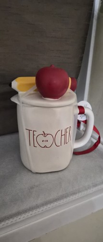Rae dunn white teacher mug - dunn,