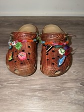 SZA Wood Grain Crocs Classic