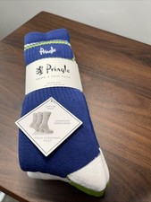 Mens Pringle Crew Socks White