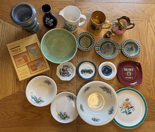 Wade job lot jugs - wade,