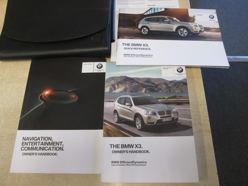Bmw owners handbook manual - bmw, x3