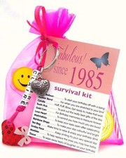 30th 40 50 60 BIRTHDAY PRESENT SURVIVAL KIT FUN NOVELTY GIFT KEEPSAKE AGE AGE