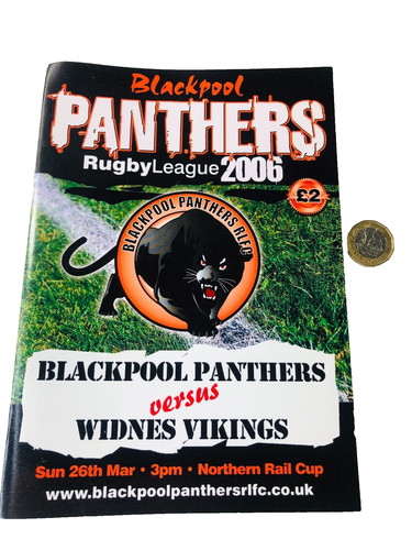 Rugby programme blackpool - programme,