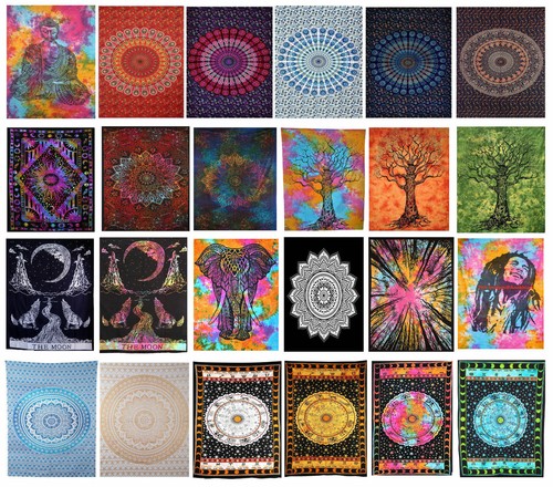Indian mandala tapestry - indian,