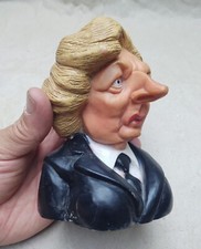 Vintage Margaret Thatcher Spitting Image Dog Toy 1980s Political Memorabilia