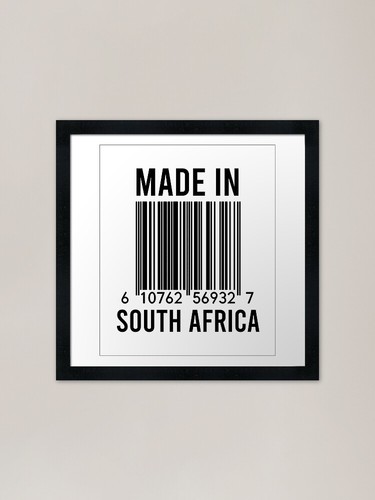 Made south africa framed - made,
