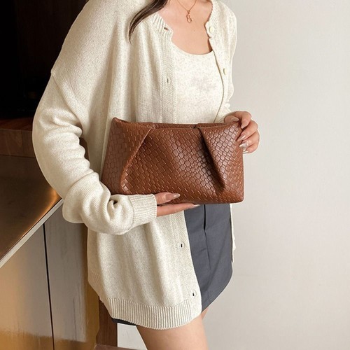 Embossed pattern clutch bag - pattern,