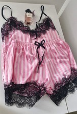 Sexy lace pink short pyjama set UK  VICTORIA’S ’s SECRET inspired SIZE M   