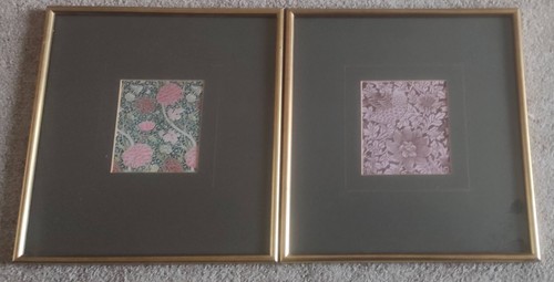 Pair wooden gilt frames - gilt,