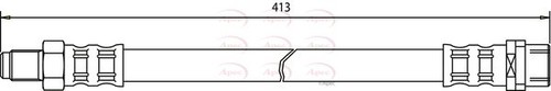 Brake hose tube - brake, pipe