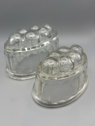 Vintage glass victorian - 2x,