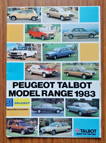 Peugeot talbot model range - model,