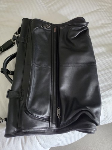 Tumi black leather - tumi, suit