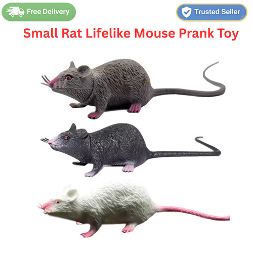 Fake small rat lifelike mouse - lifelike,