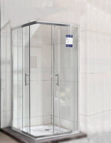 Corner entry shower enclosure - shower,