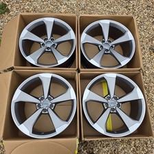 Audi A5 S5 20" Rotor Alloy Wheels Genuine A4 S4 A6 A7 A8  8W0601025CF 9J ET34