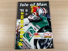 Isle of Man TT Road Racing 1993 Souvenir Programme with Full Race Guide