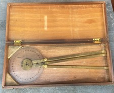 Naval Station Pointer - Brass In Wooden Case by Cooke, Troughton & Simms