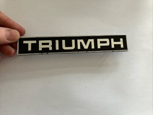 Triumph badge car emblem metal - triumph,