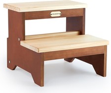 Wooden Two Step Stool for