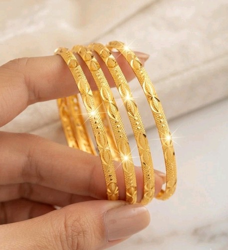 Ethnic bangles 22k gold - ethnic,