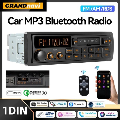 Retro mp3 car radio stereo - mp3,