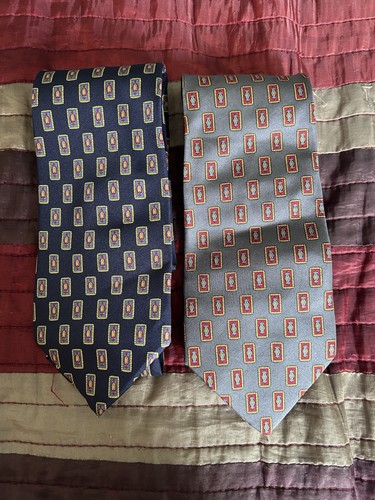 Two tie rack 100 silk - two,