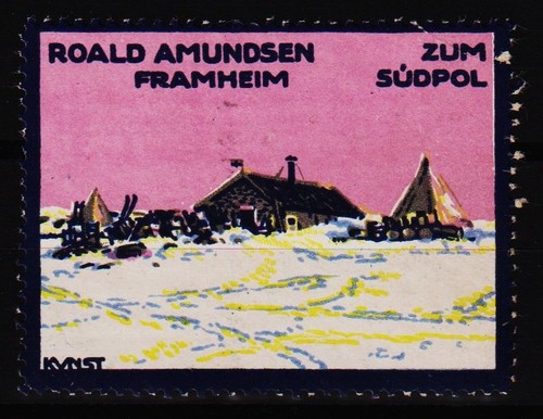 Vintage german poster stamp - german,