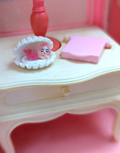 Miniature resin mermaid - resin,