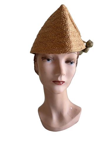 Vintage 1920s straw hat - 1920s,