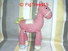 Gingerbread Red Horse Pony 33cm High Rattle Plush By Mamas And Papas