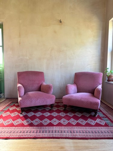 Pair antique armchairs - antique,