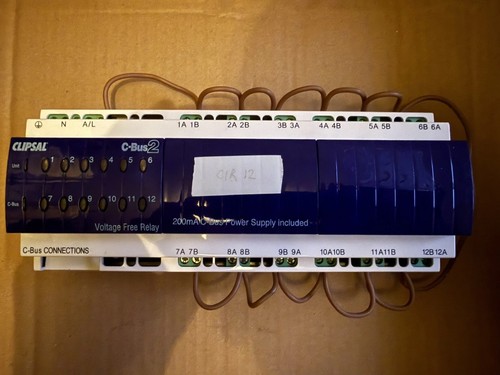 Clipsal bus channel - c-bus, relay