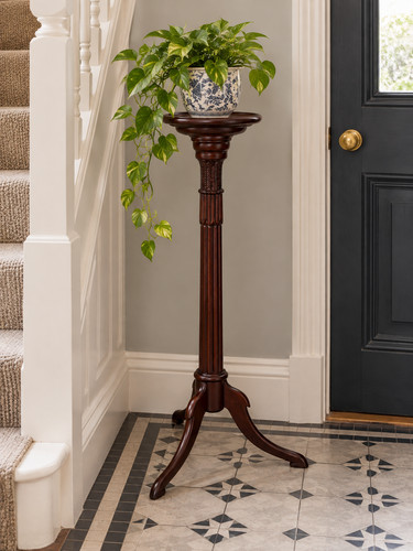 Vintage wooden plant stand - vintage,