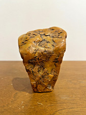 Old Chinese soapstone mountain-form carving