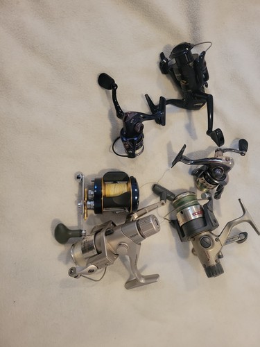Assorted fishing reels - assorted, abu