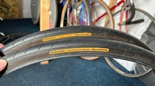 RARE Vintage Continental Ultra Gator Skin 27 x 1 1/4 32-620 Tyres Clinchers Pair