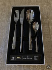 Dartington Venice 16 Piece Cutlery Set 18/10 Stainless Steel Silver New