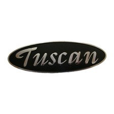 TVR Tuscan Boot Badge Silver