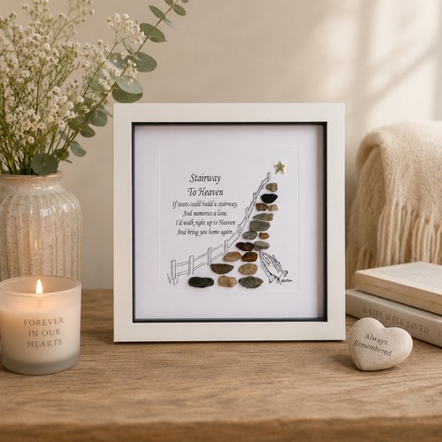 Sympathy memorial pebble art - sympathy,