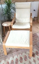 Ikea Poang chair with beige