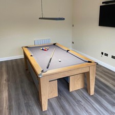 New 7ft Oak Cheltenham Diner