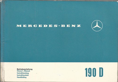 Mercedes 110 rear fin 190 - rear, d