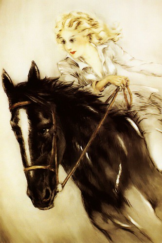 366608 blond girl - 366608, riding