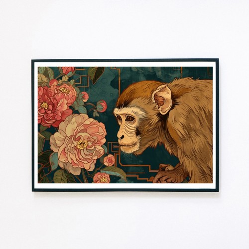 Monkey flowers peony - flowers,