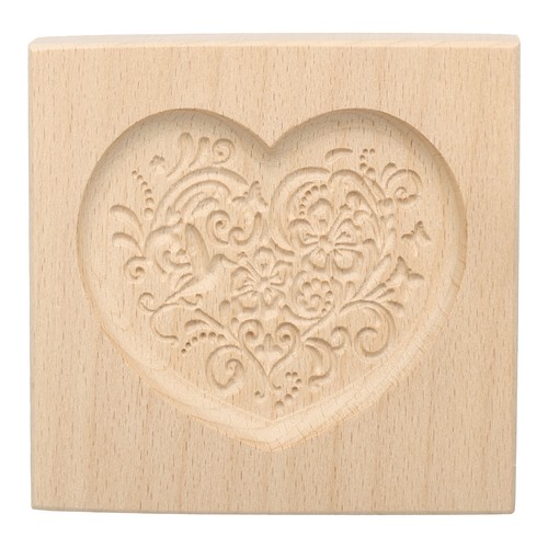 Wooden cookie mould x - mould,