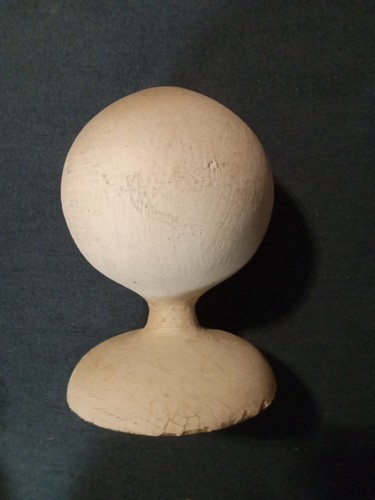 Vintage wooden stair newel - wooden,