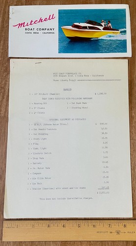 1957 mitchell boat dealer - 1957,