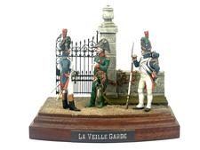 Metal Modeles The Old Guard Diorama 54mm Napoleonic Metal Kit Figure Pro Painted